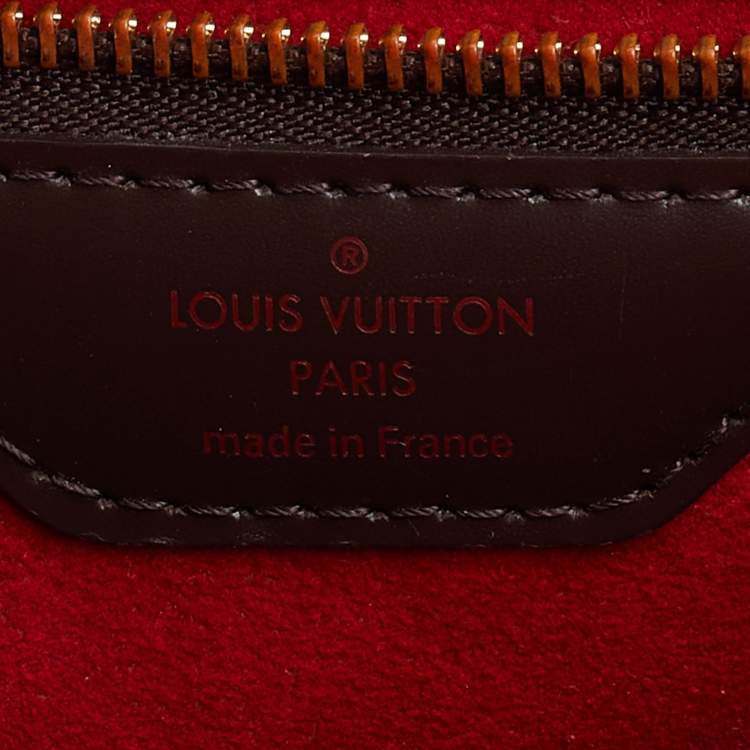 Pre Owned Louis Vuitton Damier Ebene Canvas Bergamo MM Bag