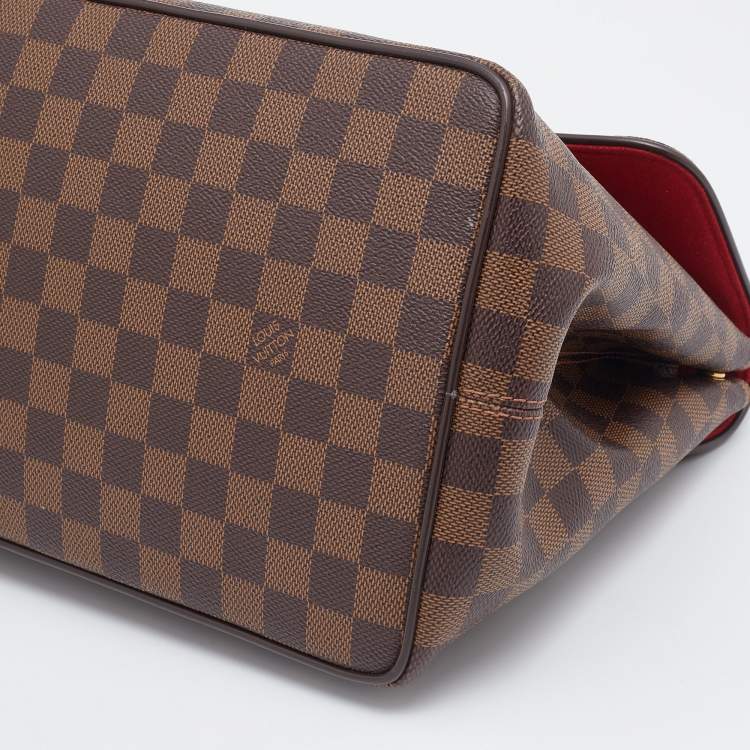 Pre Owned Louis Vuitton Damier Ebene Canvas Bergamo MM Bag