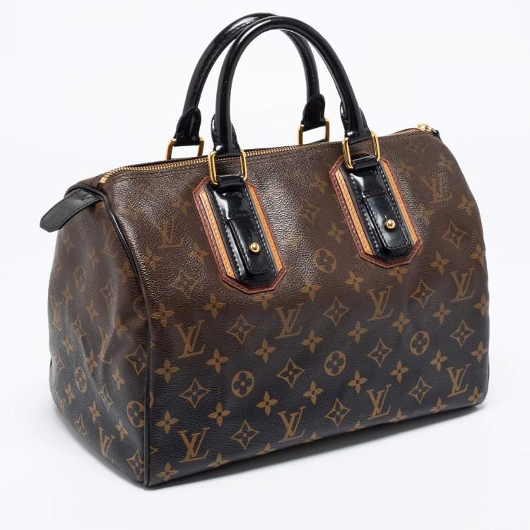 Pre Owned Louis Vuitton Monogram Canvas Limited Edition Mirage Speedy 30 Bag