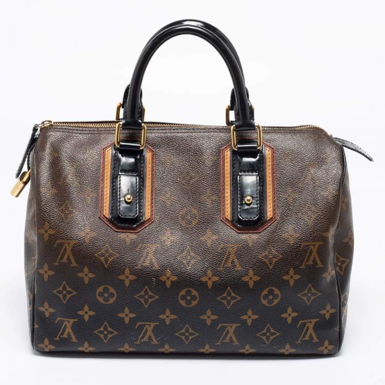 Pre Owned Louis Vuitton Monogram Canvas Limited Edition Mirage Speedy 30 Bag