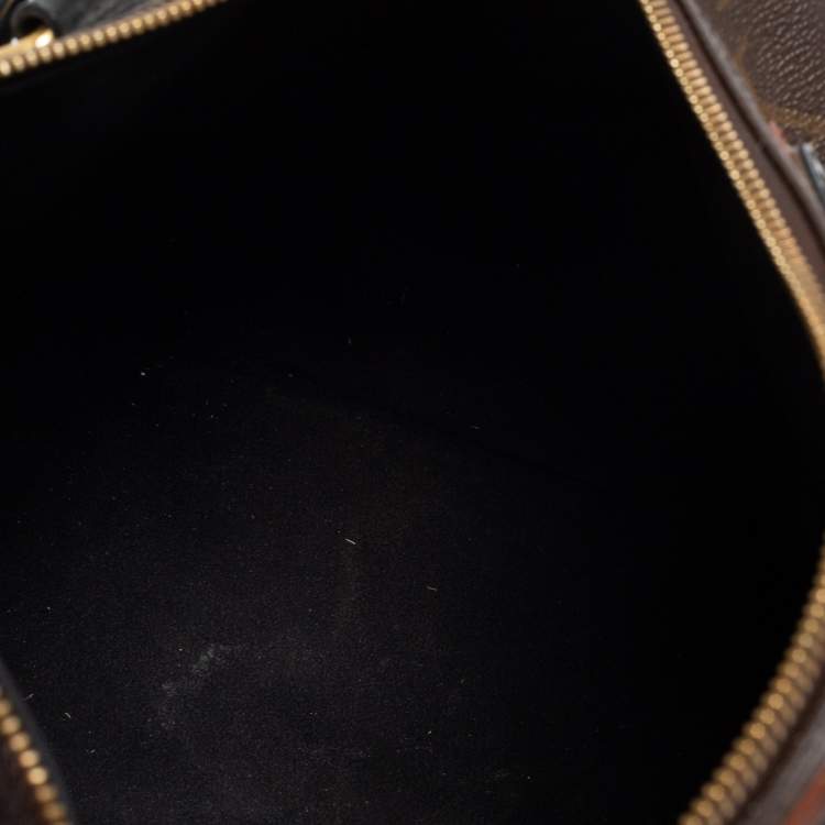 Pre Owned Louis Vuitton Monogram Canvas Limited Edition Mirage Speedy 30 Bag