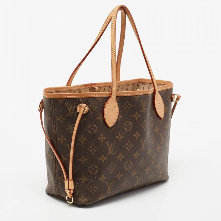 Pre Owned Louis Vuitton Monogram Canvas and Leather Neverfull PM Bag
