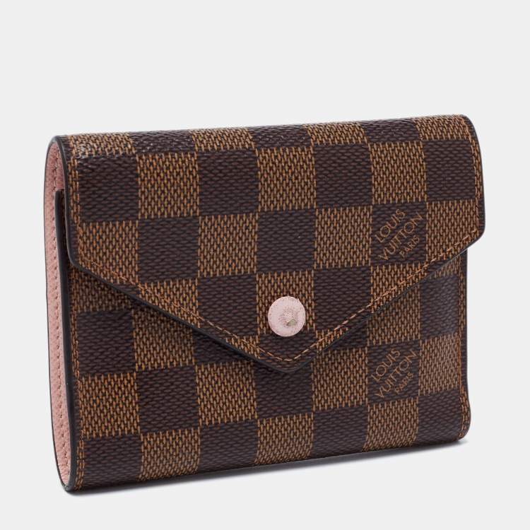 مملوكة مسبقًا Louis Vuitton Rose Ballerine Monogram Canvas Victorine Wallet 