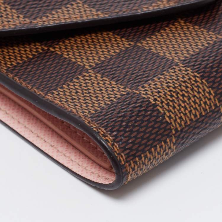 مملوكة مسبقًا Louis Vuitton Rose Ballerine Monogram Canvas Victorine Wallet 