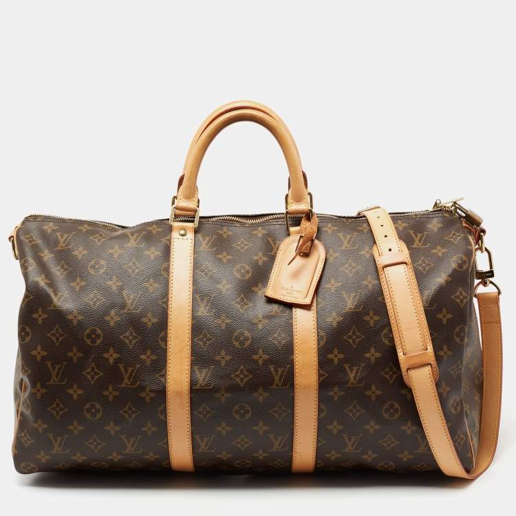 Louis Vuitton Monogram Keepall 50 Bandouliere Bag – The Closet