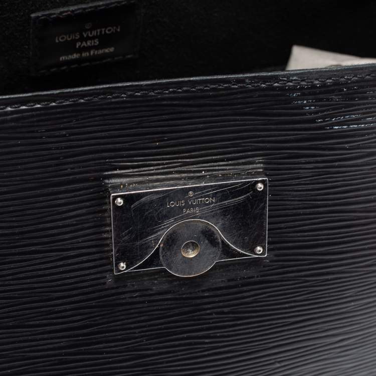 Pre Owned Louis Vuitton Black Epi Leather Cluny BB Bag