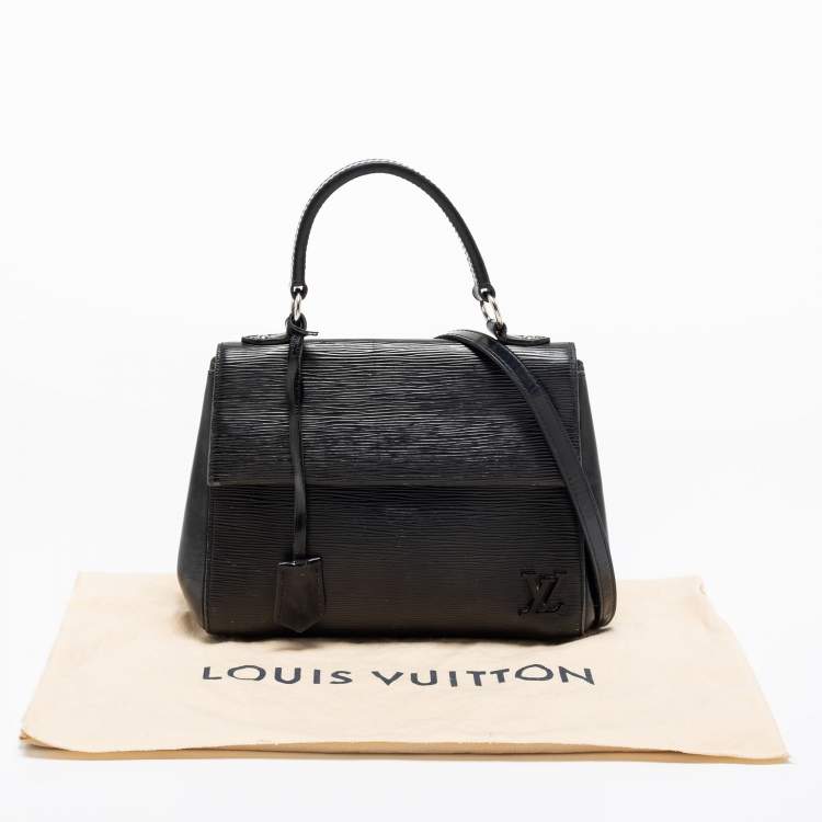 Pre Owned Louis Vuitton Black Epi Leather Cluny BB Bag