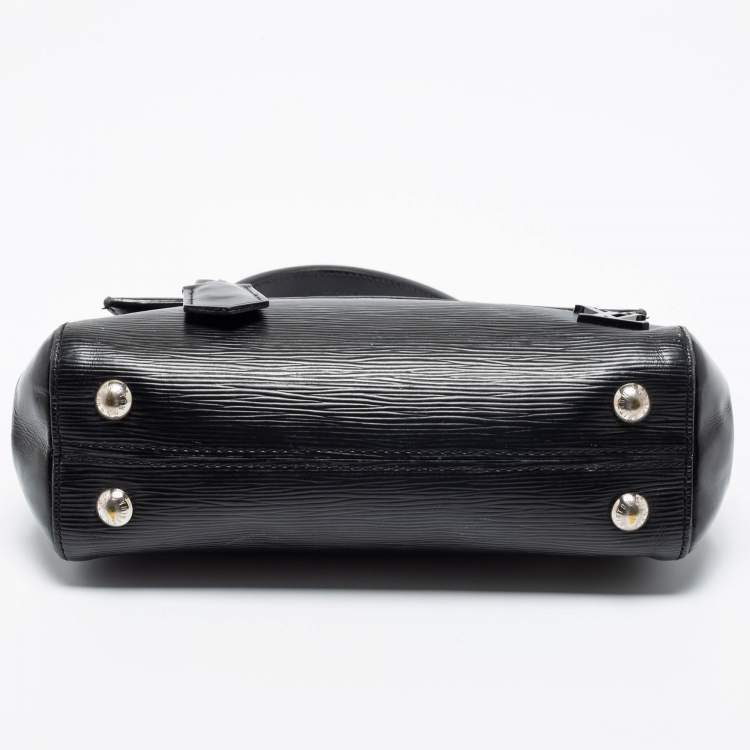 Pre Owned Louis Vuitton Black Epi Leather Cluny BB Bag
