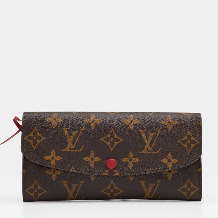 Designer Women's Wallet in Monogram Canvas Emilie