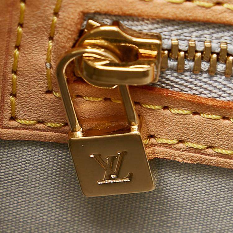 Pre Owned Louis Vuitton Brown/White Vernis Reade PM
