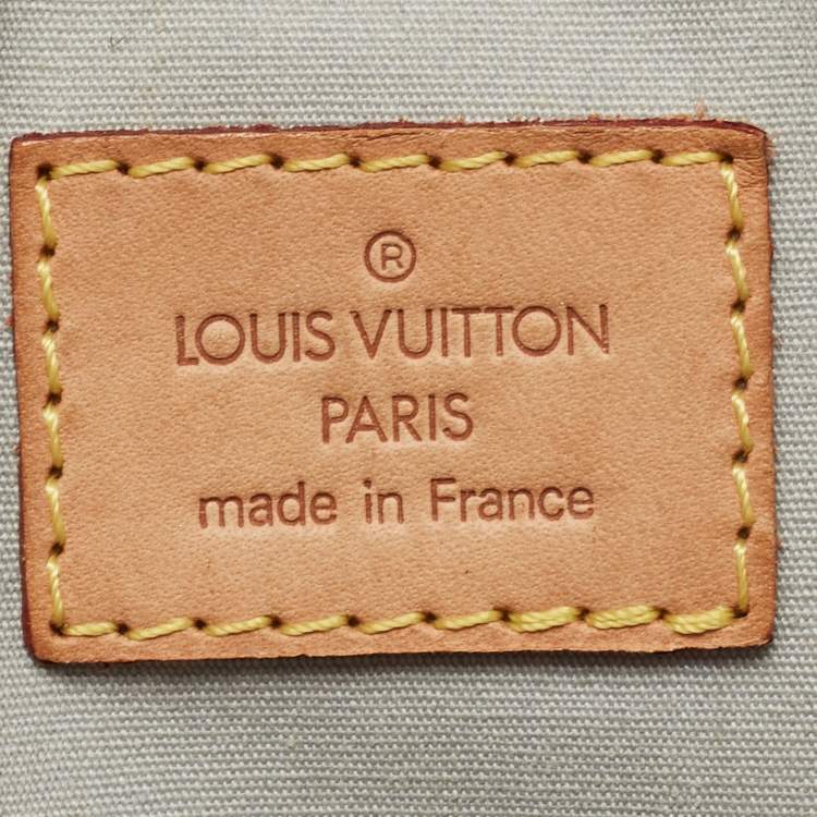 Pre Owned Louis Vuitton Cream Monogram Vernis Summit Drive Bag