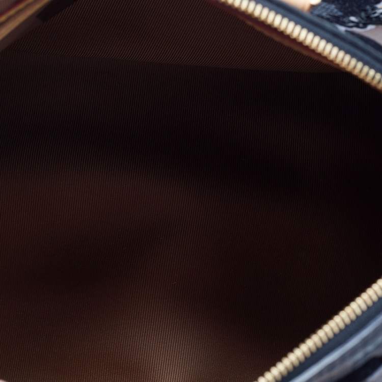 Pre Owned Louis Vuitton Monogram Canvas Limited Edition Fleur De Jais Speedy 30 Bag