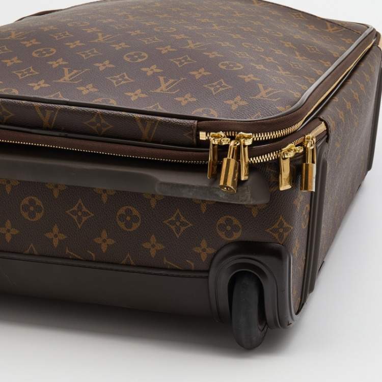 Pre Owned Louis Vuitton Monogram Canvas Business Pegase Legere 55 Luggage