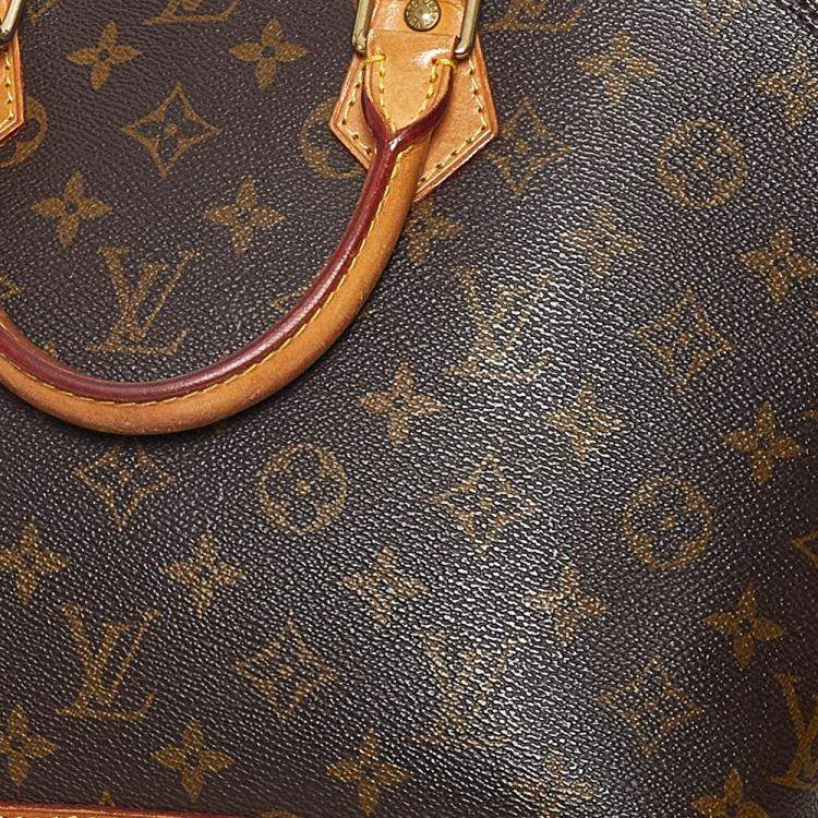 Pre Owned Louis Vuitton Brown Monogram Alma PM