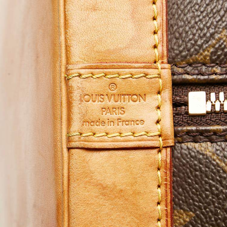 Pre Owned Louis Vuitton Brown Monogram Alma PM