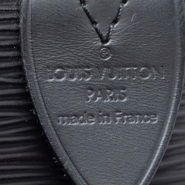 Pre Owned Louis Vuitton Black Epi Leather Speedy 30 Bag
