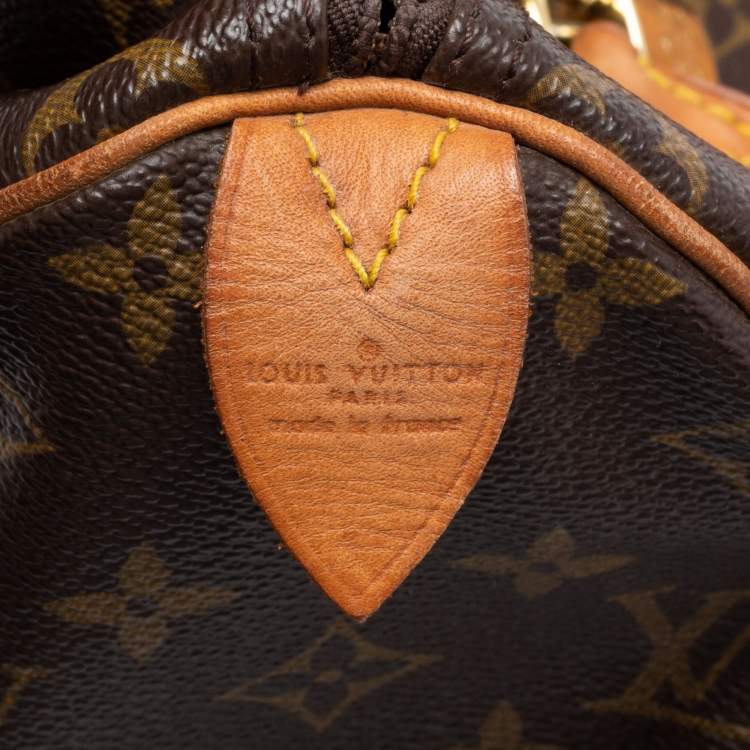 Pre Owned Louis Vuitton Monogram Canvas Speedy 30 Bag