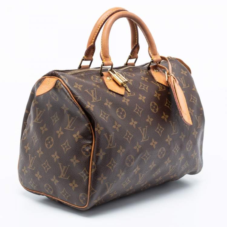 Pre Owned Louis Vuitton Monogram Canvas Speedy 30 Bag
