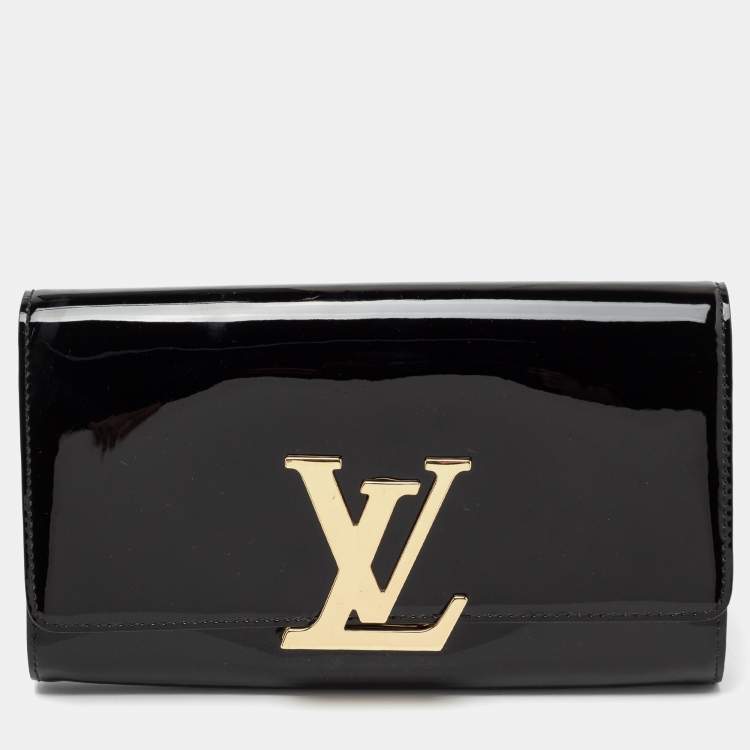 Louis Vuitton Vernis Louise Clutch - Black Clutches, Handbags - LOU801474