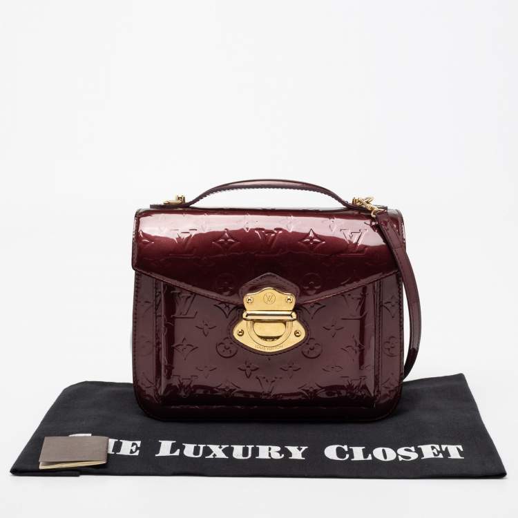 مملوكة مسبقًا Louis Vuitton Amarante Monogram Vernis Romaine Bag
