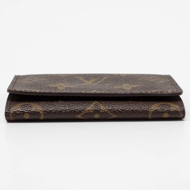 Pre Owned Louis Vuitton Monogram Canvas Enveloppe Carte de Visite Card Holder