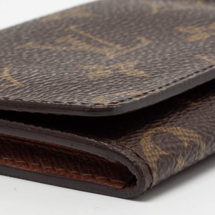 Pre Owned Louis Vuitton Monogram Canvas Enveloppe Carte de Visite Card Holder
