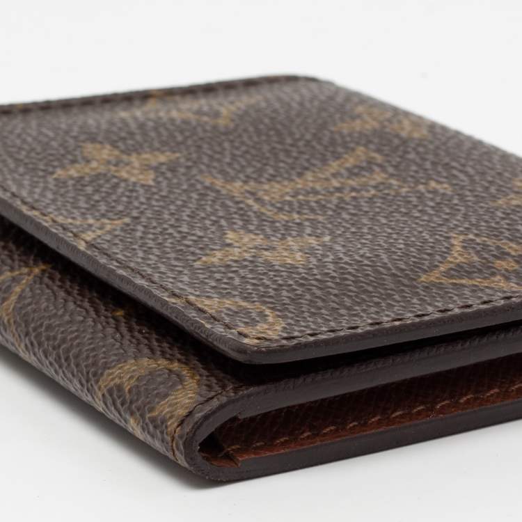 Pre Owned Louis Vuitton Monogram Canvas Enveloppe Carte de Visite Card Holder