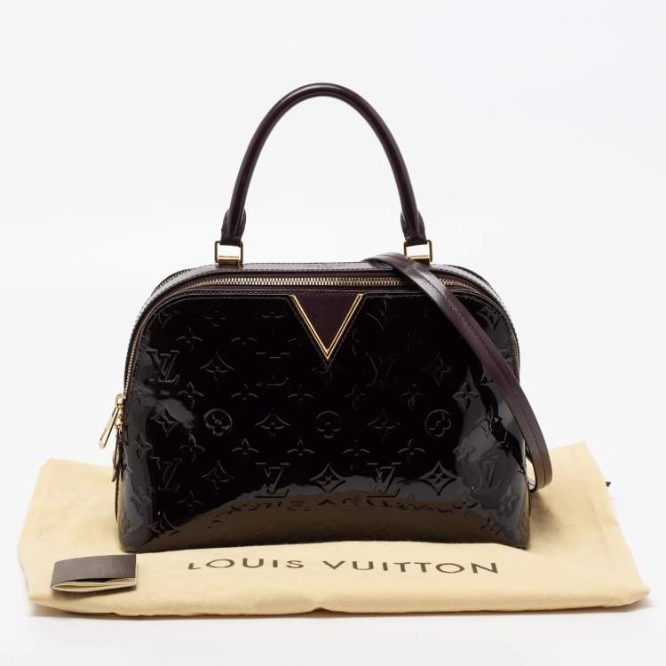 مملوكة مسبقًا Louis Vuitton Amarante Monogram Vernis Melrose Bag
