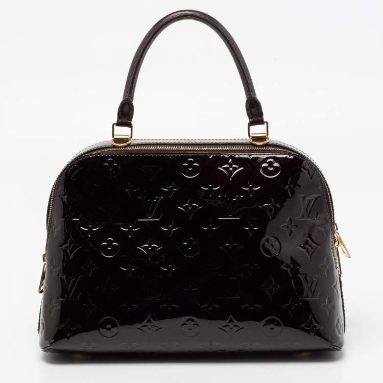 مملوكة مسبقًا Louis Vuitton Amarante Monogram Vernis Melrose Bag