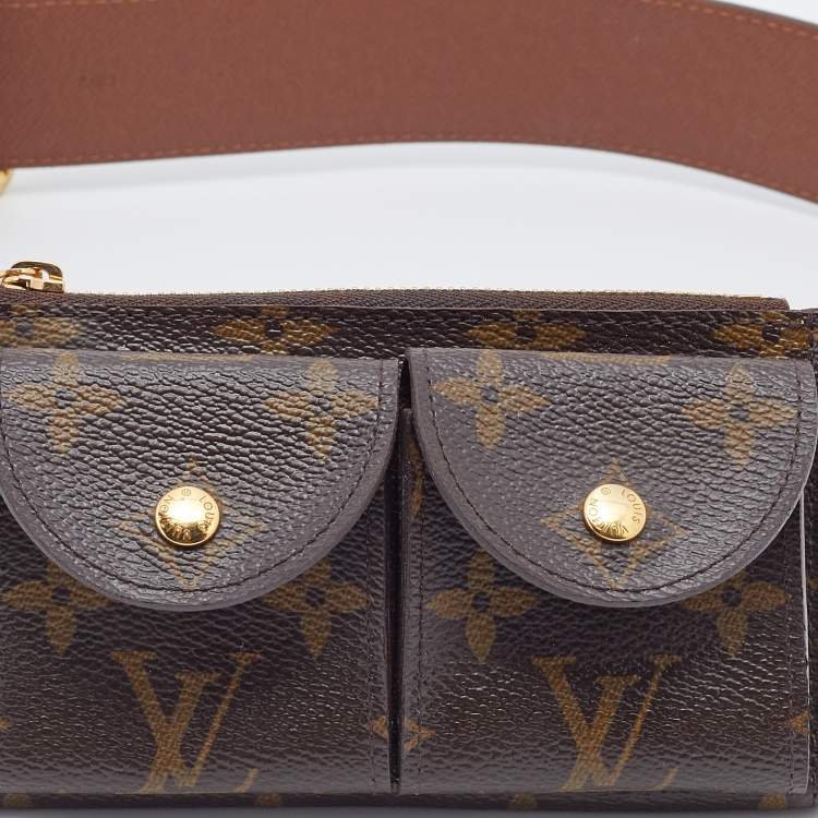 مملوكة مسبقًا Louis Vuitton Brown Monogram Canvas Pochette Duo Belt Bag