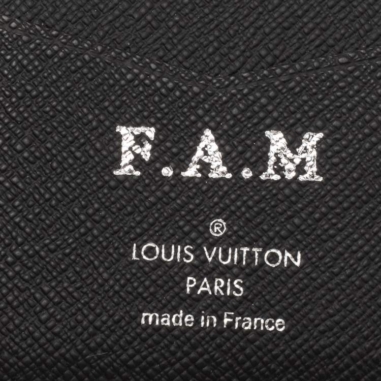 Pre Owned Louis Vuitton Monogram Eclipse Canvas Pocket Organizer