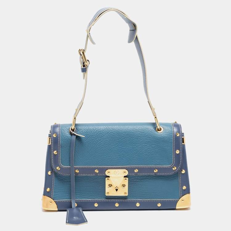 Louis Vuitton Blue Suhali Leather Le Talentueux Bag