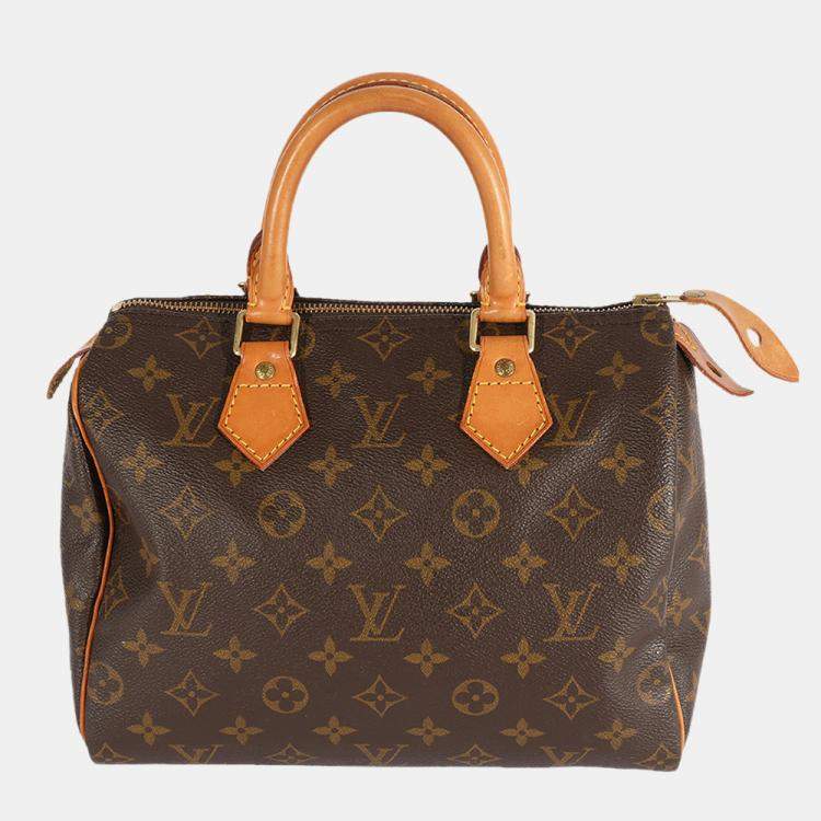Pre Owned Louis Vuitton Monogram Canvas Speedy 25 Bag