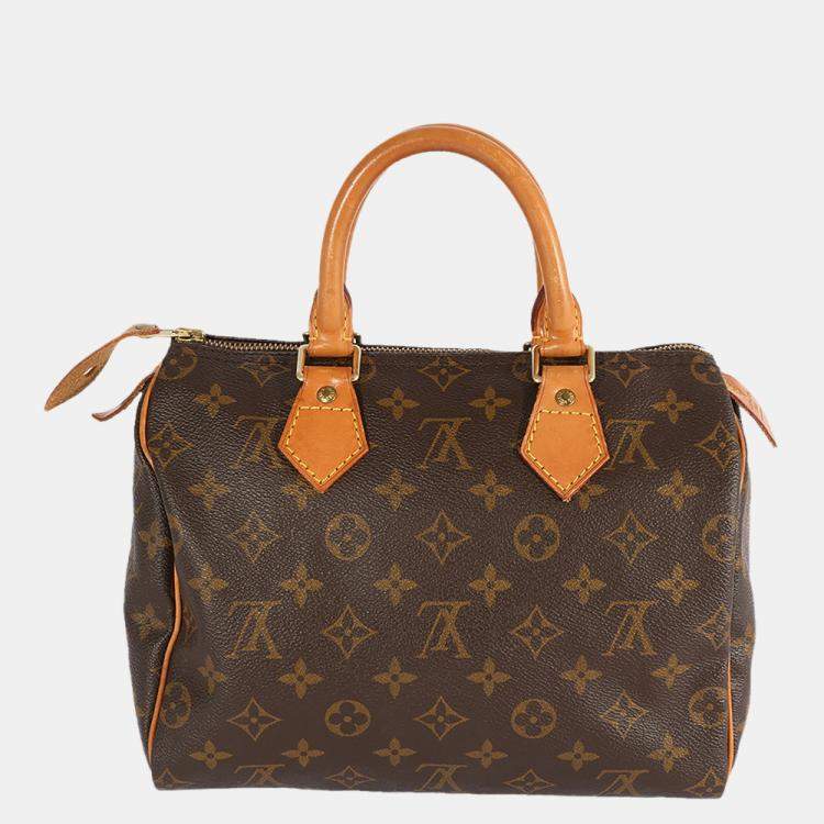 Pre Owned Louis Vuitton Monogram Canvas Speedy 25 Bag