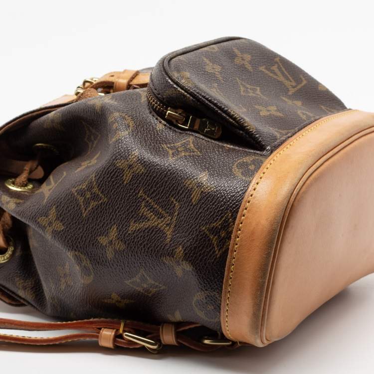 Pre Owned Louis Vuitton Monogram Canvas Mini Montsouris Backpack