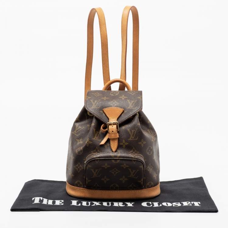 Pre Owned Louis Vuitton Monogram Canvas Mini Montsouris Backpack