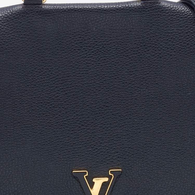 Pre Owned Louis Vuitton Black Taurillon Leather Volta Top Handle Bag