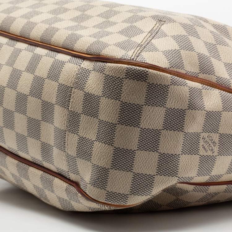 Pre Owned Louis Vuitton Damier Azur Canvas Soffi Bag