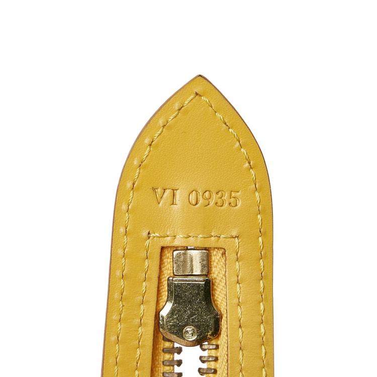 Pre Owned Louis Vuitton Yellow Epi Saint Jacques PM Short Strap