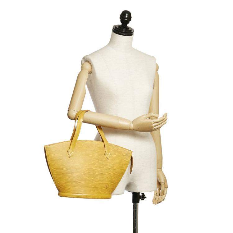 Pre Owned Louis Vuitton Yellow Epi Saint Jacques PM Short Strap