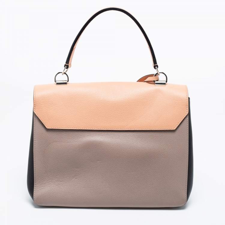 Pre Owned Louis Vuitton Multicolor Leather Lockme II Bag