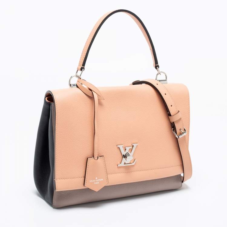 Pre Owned Louis Vuitton Multicolor Leather Lockme II Bag