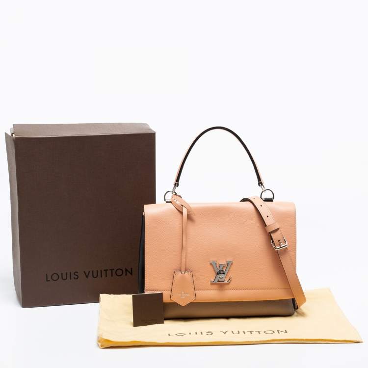 Pre Owned Louis Vuitton Multicolor Leather Lockme II Bag