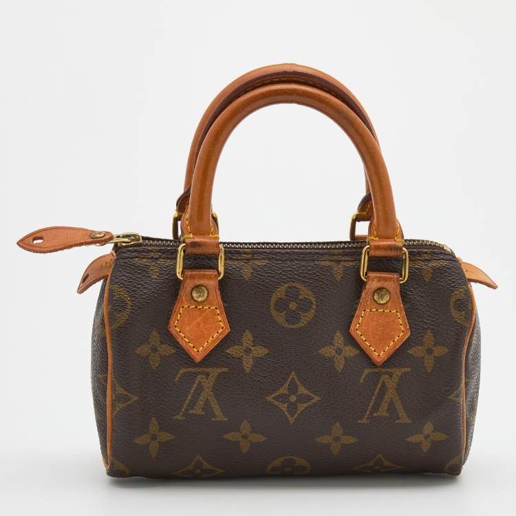 Pre Owned Louis Vuitton Monogram Canvas Speedy Nano Bag