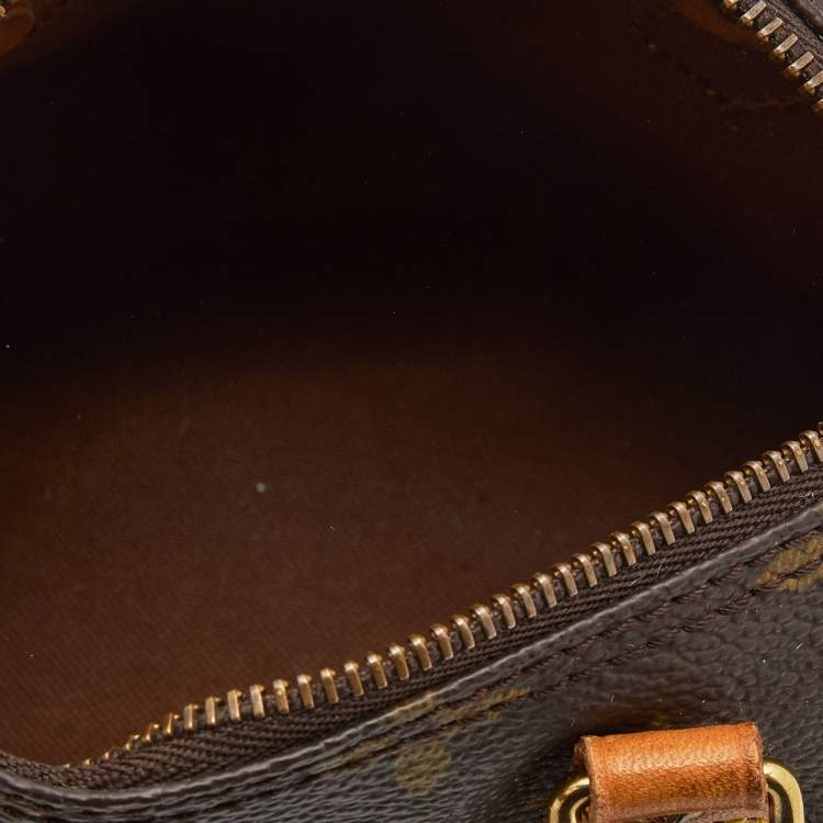 Pre Owned Louis Vuitton Monogram Canvas Speedy Nano Bag