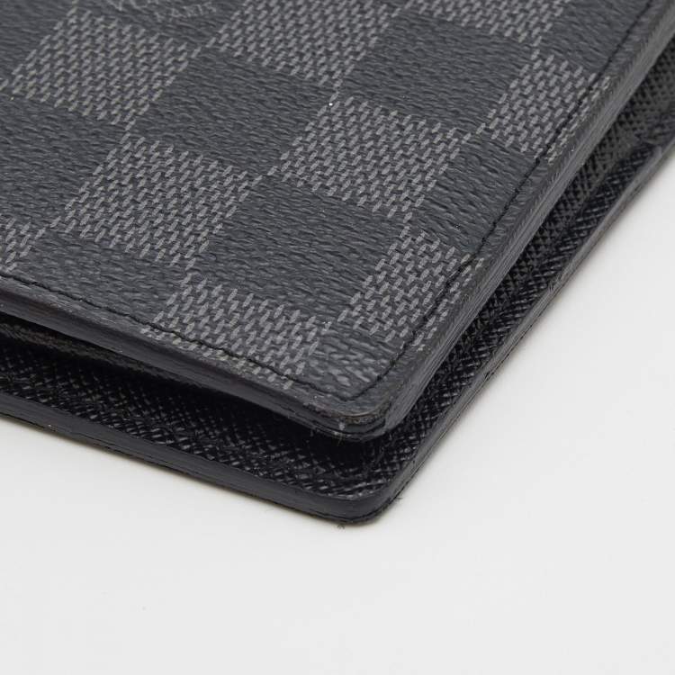 مملوكة مسبقًا Louis Vuitton Damier Graphite Canvas Brazza Wallet