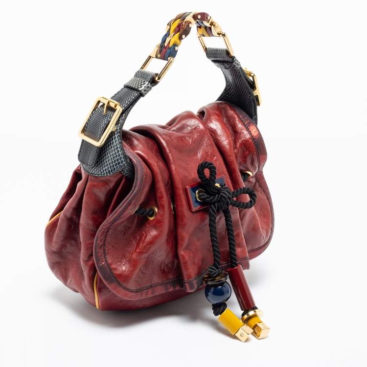Pre Owned Louis Vuitton Paprika Monogram Limited Edition Epices Kalahari PM Bag