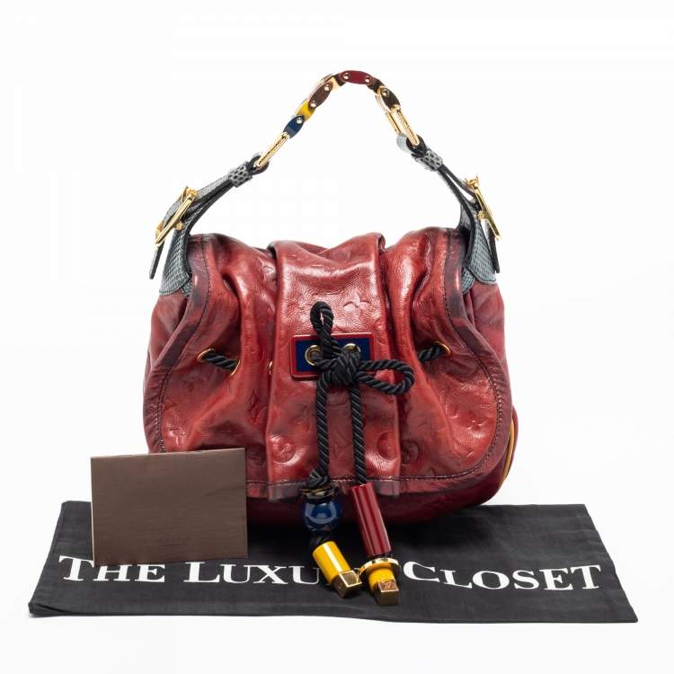 Pre Owned Louis Vuitton Paprika Monogram Limited Edition Epices Kalahari PM Bag