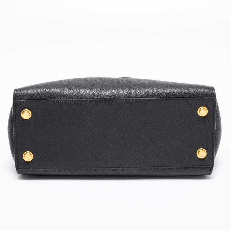 مملوكة مسبقًا Louis Vuitton Black Leather City Steamer MM Bag