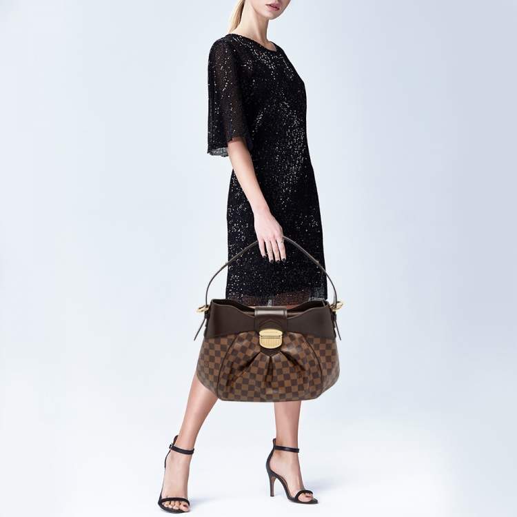 Louis Vuitton Damier Ebene Canvas Sistina MM Bag Louis Vuitton | The Luxury  Closet